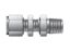Picture of Parker FH2BZ 8-1/4-SS - CPI Metric Tube NPT Male Bulkhead Connector - FH2BZ
