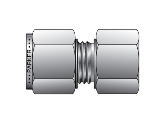 Picture of Parker GBC 25-3/4-SS - CPI Metric Tube NPT Female Connector - GBZ