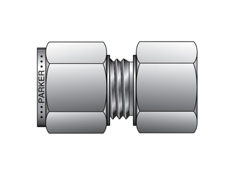 Picture of Parker GBC 25-1-S - CPI Metric Tube NPT Female Connector - GBZ
