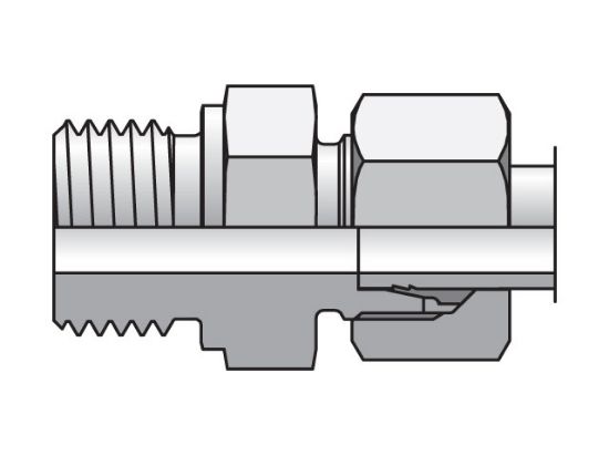 Picture of Parker GE10LM18X1.571 - EO/EO-2 Straight, Male Connector - GE-M