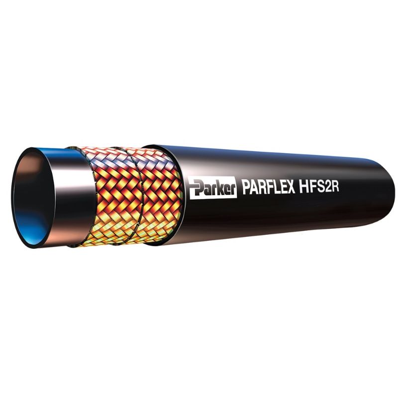 Picture of Parker HFS2R06-500 - OBSOLETE: HFS2R Rubber-Covered Hydraulic Hose