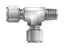 Picture of Parker M12MRT1/4N-B - A-LOK Metric Tube NPT Male Tee - MRT
