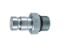 Picture of Parker PD341-BULK - PD Series Nipple - Male SAE Straight Thread
