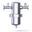 Picture of Parker TGE308/16CF-C/A - TGE ATEX Approved Stainless Steel Filters for Technical and Industrial Gases - Clamp Connection
