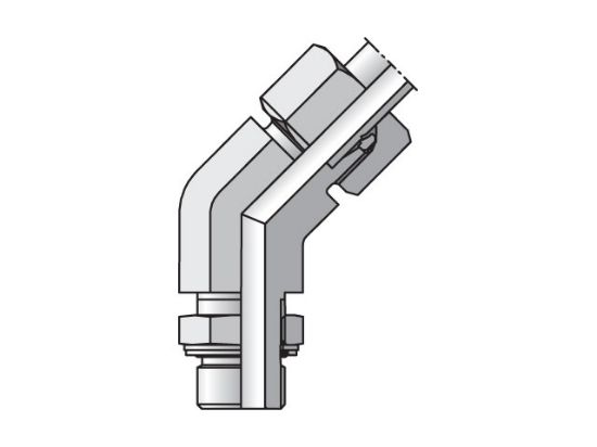Picture of Parker VEE18ZLMCF - EO/EO-2 45° Elbow, Adjustable - VEE-M