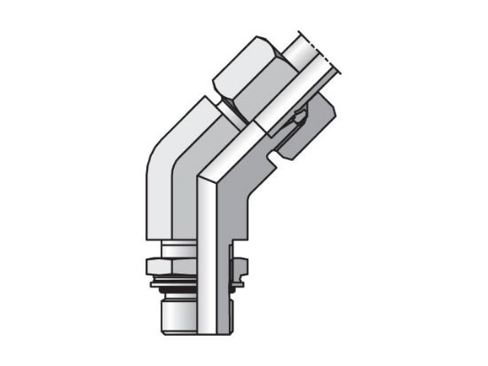 Picture of Parker VEE08SMORCF - EO/EO-2 45° Elbow, Adjustable - VEE-OR