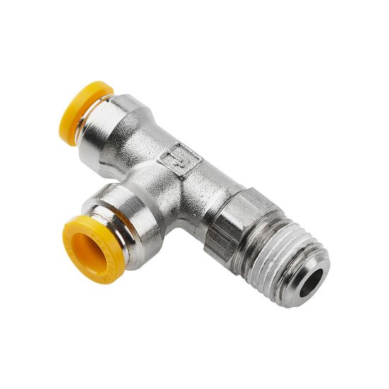 Picture of Parker W171PLP-4M-2R - Push-to-Connect Nickel Plated Instant Fittings - Prestolok PLP Metal