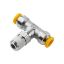 Picture of Parker W172PLP-8M-2R - Push-to-Connect Nickel Plated Instant Fittings - Prestolok PLP Metal