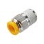 Picture of Parker W68PLP-8M-4R - Push-to-Connect Nickel Plated Instant Fittings - Prestolok PLP Metal